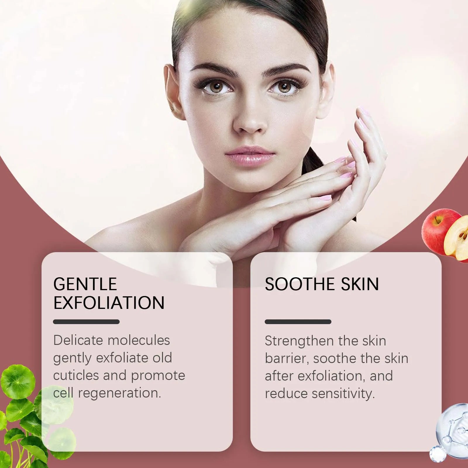 Peeling Face Serum Anti Acne Brightening Exfoliating Shrink Pores Salicylic Acid AHA Serum Reduces Blackheads Smoothing Facial Zpaxo