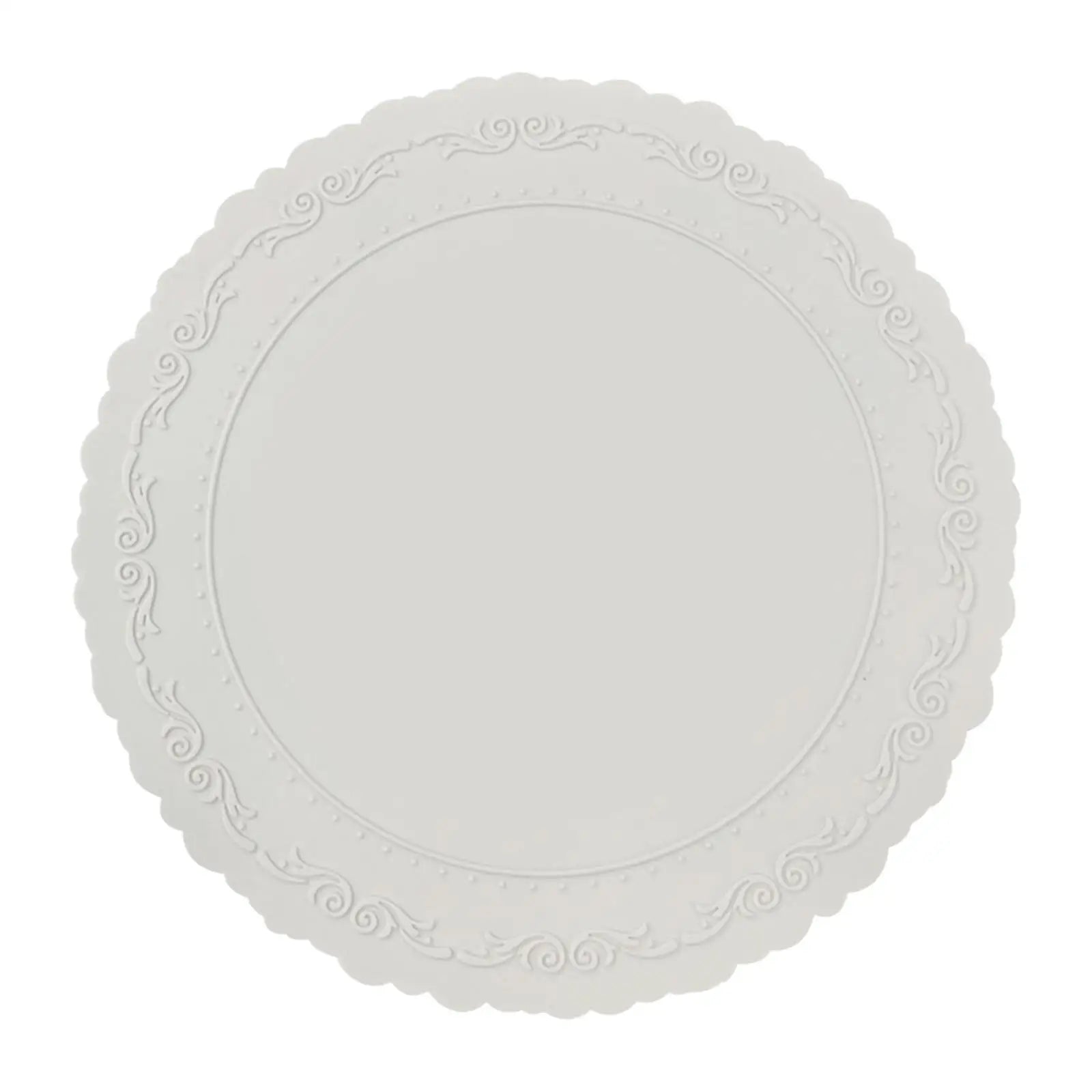 Silicone Placemat – Heat Resistant Non-Slip Dining Table Mat Silicone Placemat Zpaxo Gray