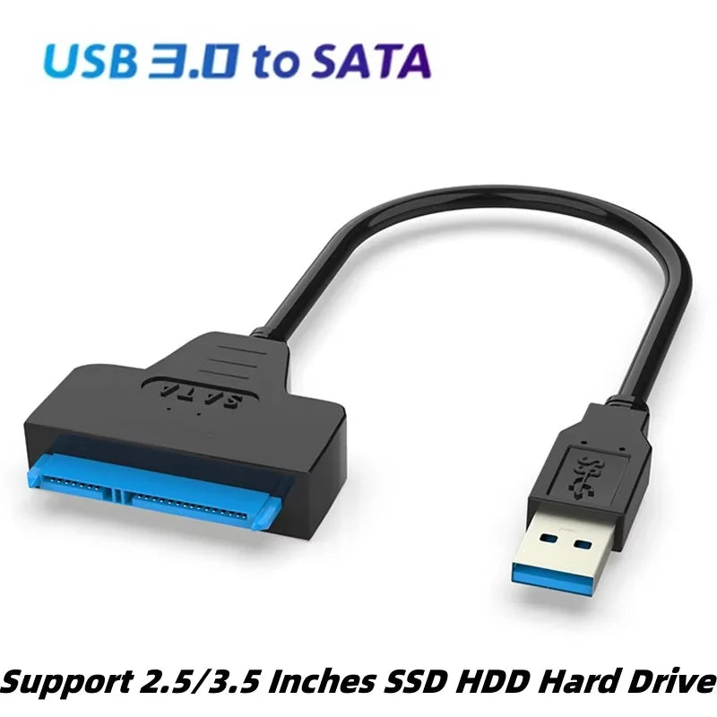 USB 3 0 SATA III Cable Support External HDD SSD Hard Drive Adapter