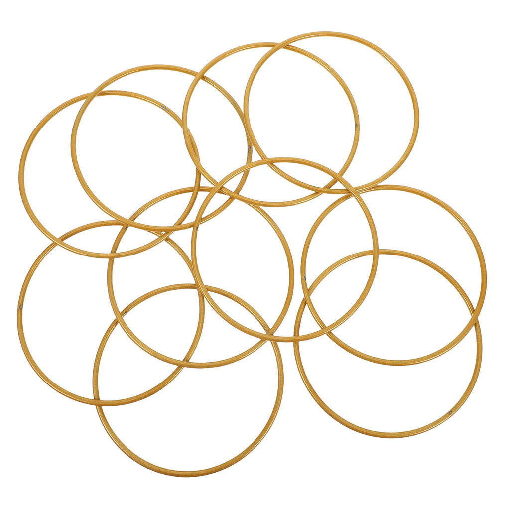 Gold Metal Macrame Hoops Sturdy Round Rings DIY Dreamcatcher Wreath