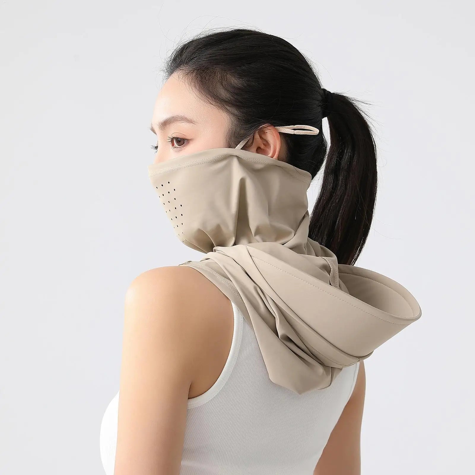 UPF 50 UV Protection Neck Scarf Hat – Cycling & Outdoor UV Sun Hat Cover Zpaxo
