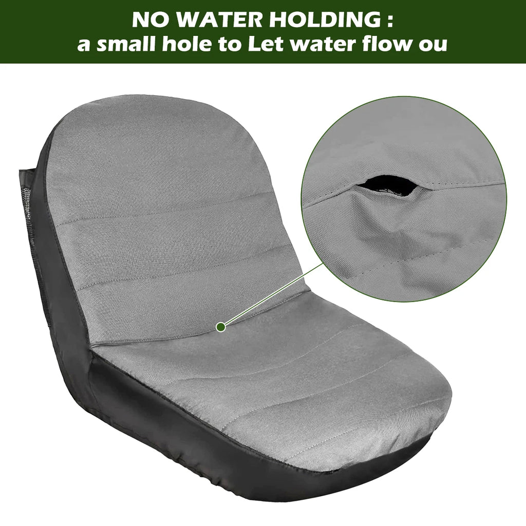 1/2PCS Tractor Seat Cover Waterproof Riding Lawn Riding Mower Universal Replacement Dustproof Oxford Forklift Chair Protector Zpaxo