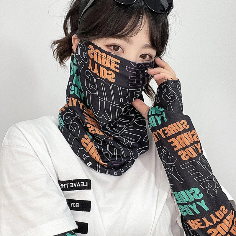 UV Block Face Neck Mask – Outdoor Sun Protection Scarf
