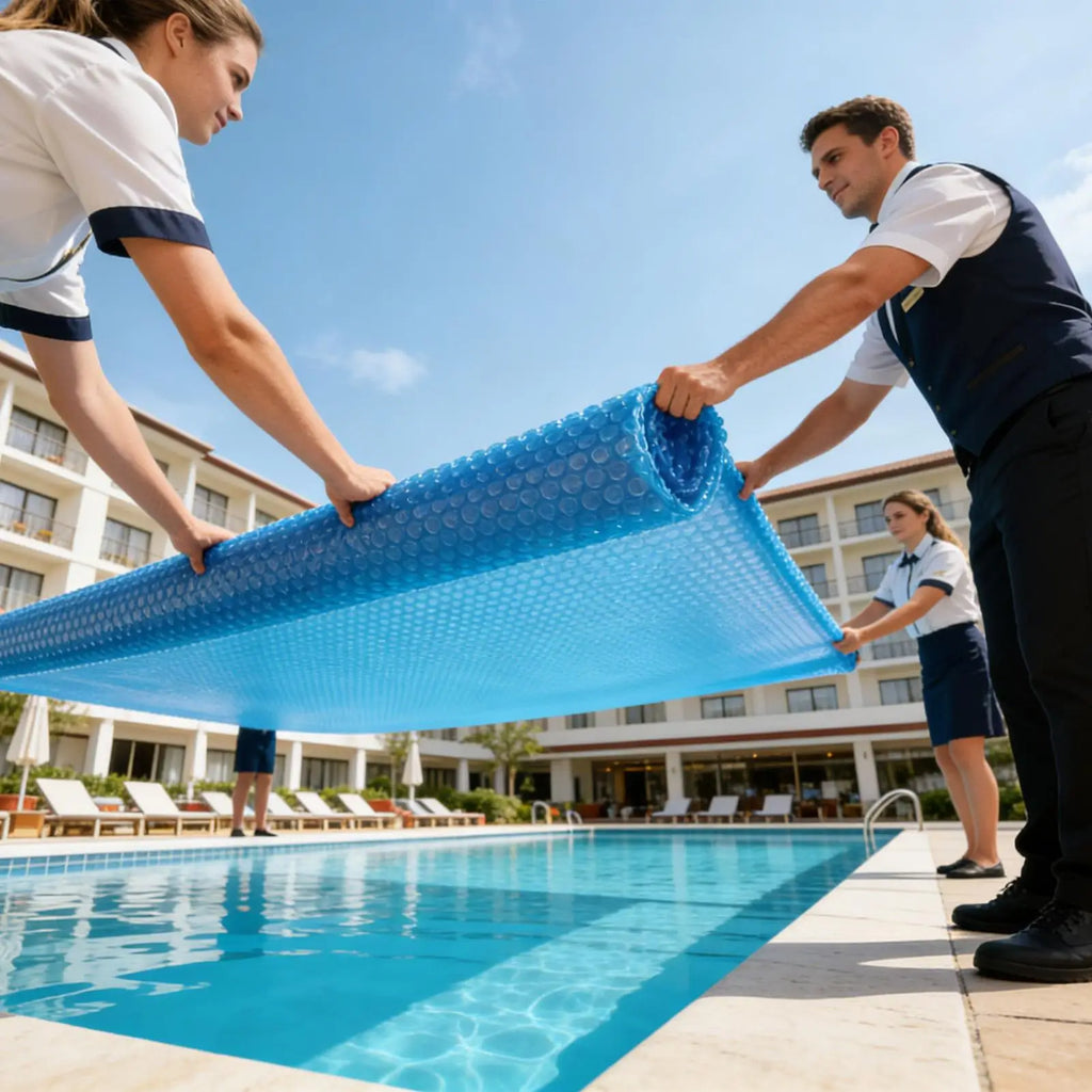 Thermal Solar Pool Cover Heavy Duty PE Blanket Swimming Anti UV