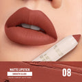 Matte Lipstick Pen, Moisturizing, Long-Lasting Lip Liner, Non-Stick Cup, Lipstick, Lip Color in Pink, Brown & Red Zpaxo 08