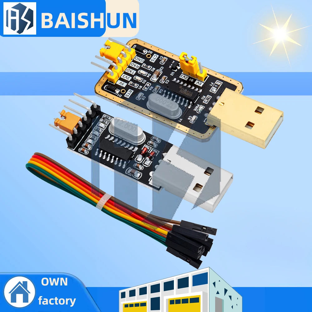 USB TTL Converter UART Module CH340G CH340 3 3V 5V Switch Zpaxo