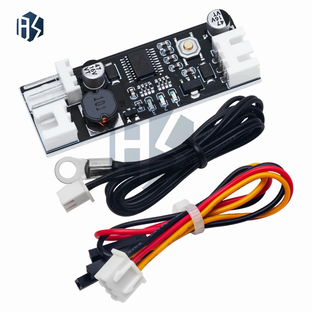 Single 12V 0 8A DC PWM 2-4 Wire Fan Temperature Control Speed Zpaxo