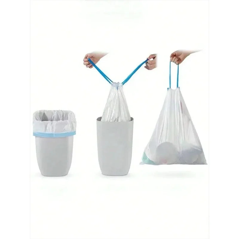 45X50 Household Garbage Bag Drawstring Large Thickening Portable Pull