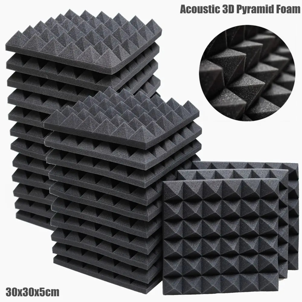 Soundproof Noise Insulatio Flame-retardant Studio Acoustic Foam Sound Treatment Panel Sound-Absorbing Foams Soundproofing Foam Zpaxo