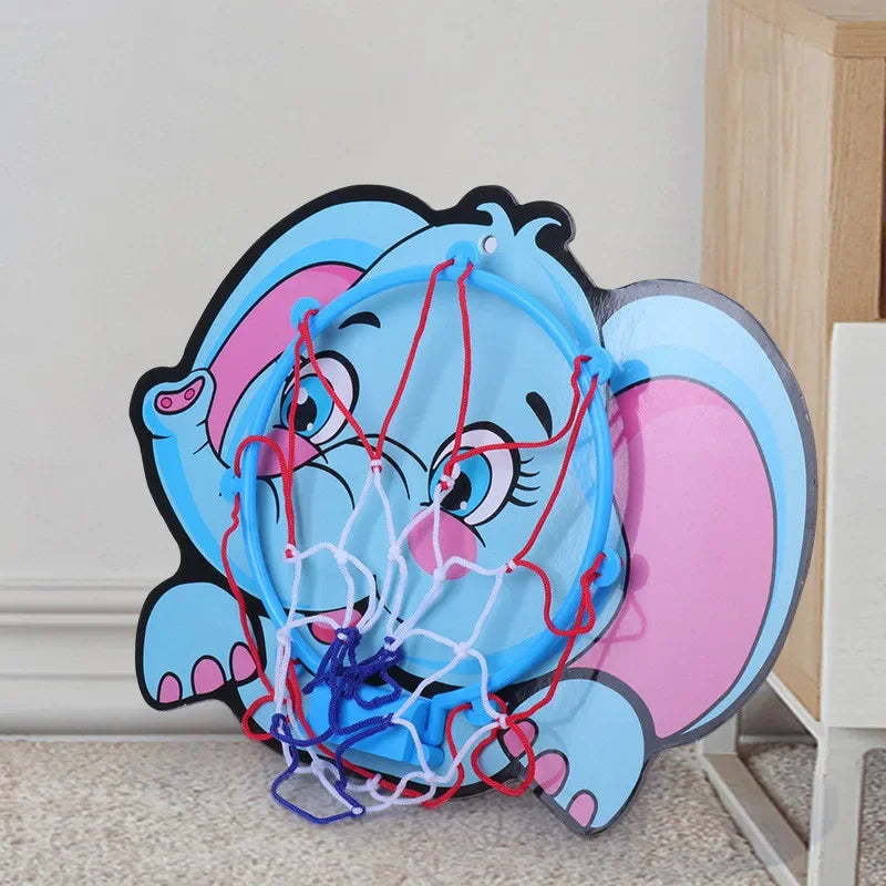 Kids Basketball Hoop Cartoon Creative Animals Stand Outdoor Indoor