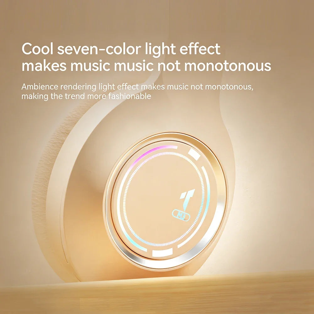 KEBIDUMEI RGB Gaming Headsets Bluetooth 5 3 Headphones Hifi Stereo