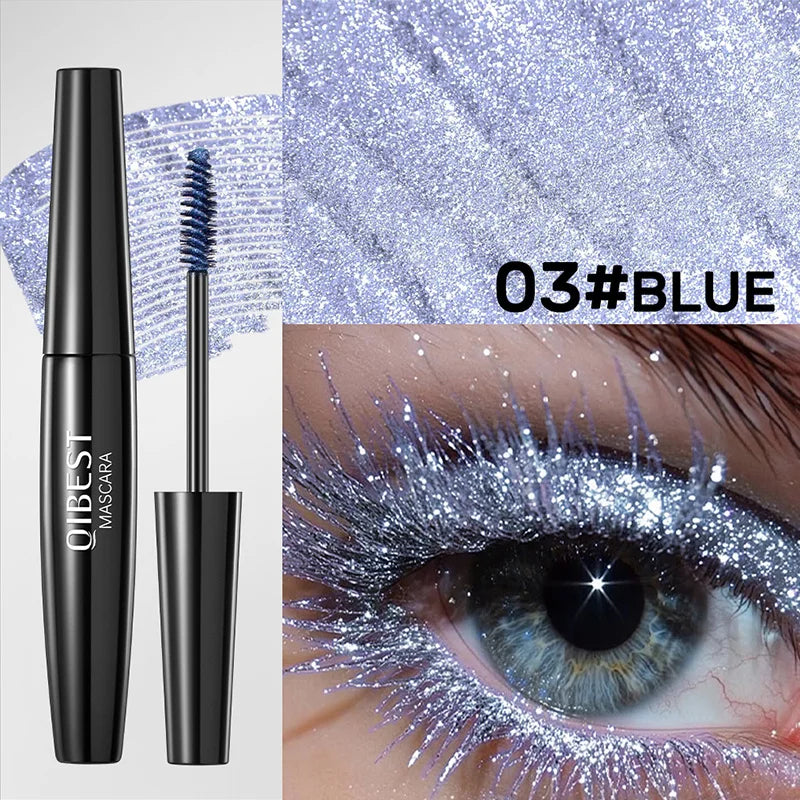 Sparkle Shattered Diamonds Colored Pearl Glitter Mascara Zpaxo
