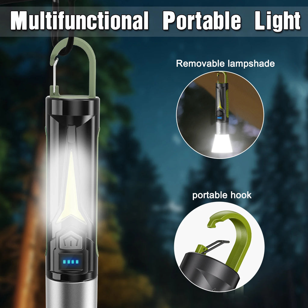 POCKETMAN 3800 Lumen LED Flashlight USB Rechargeable + Side Lights