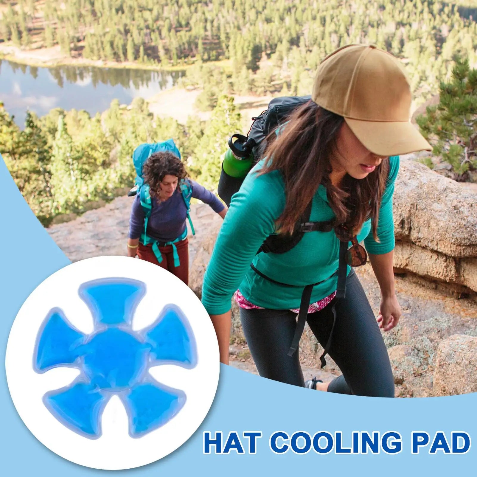 Summer Sport Cooling Pad Helmets Universal Hat Insert Portable Heat