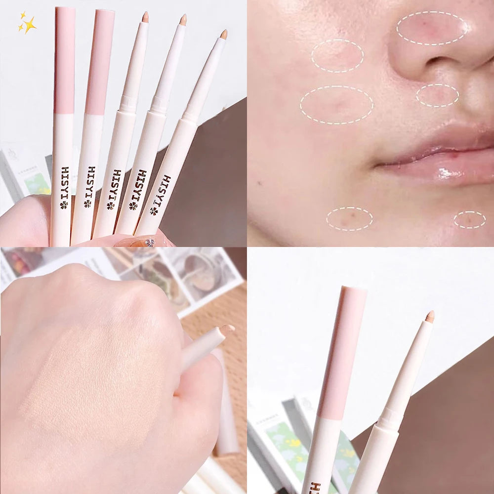 3 Face Eye Concealer Pen Natural Perfect Contour Water-based Soft Lip Zpaxo
