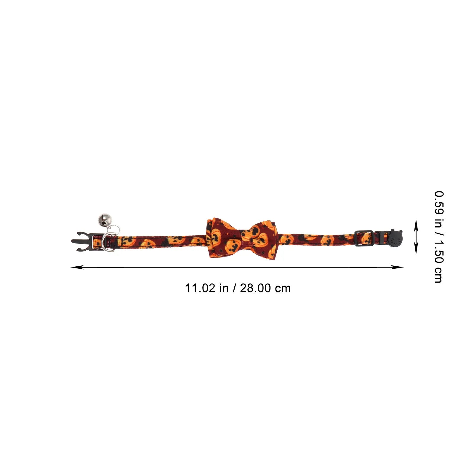 Halloween Bow Tie Pet Collar Adjustable Dog Necklace Design