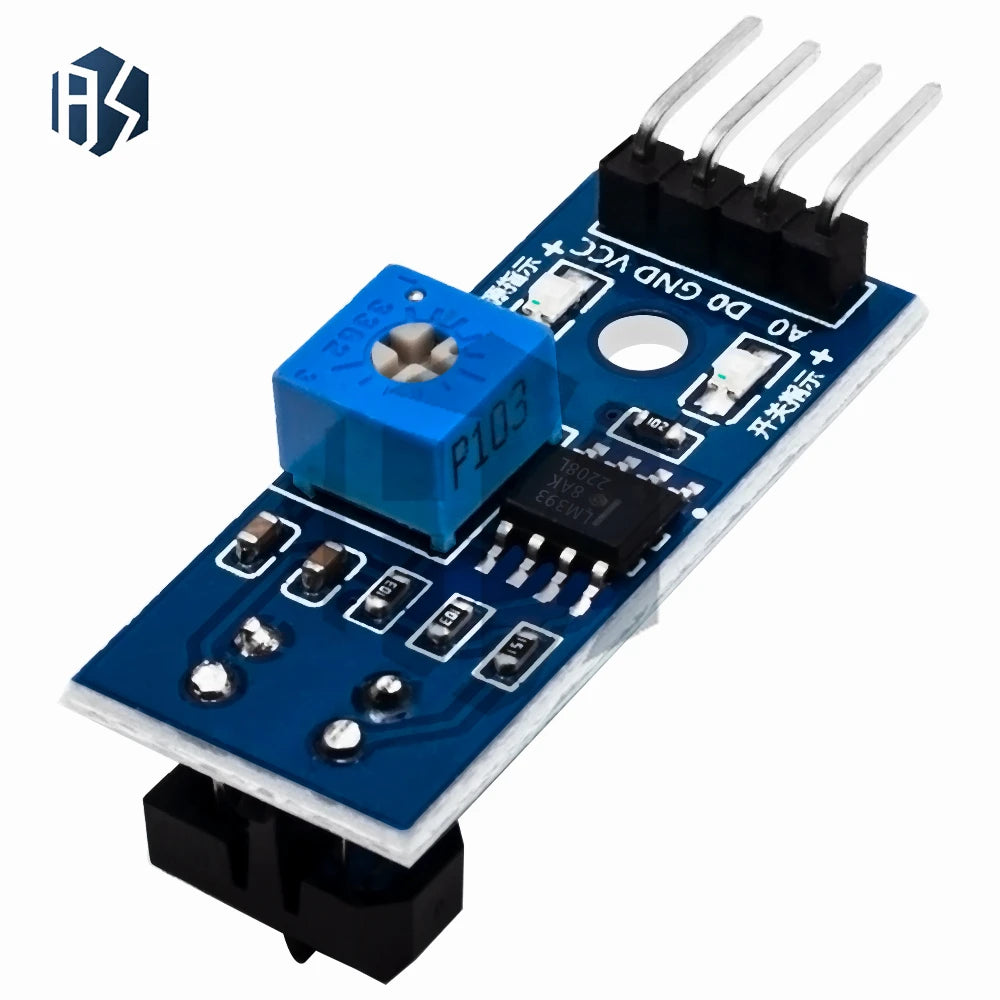 ‌TCRT5000 IR Reflective Sensor Module (3.3V-5V) 1-Channel Obstacle Avoidance & Line Tracking with Adjustable Sensor for arduino Zpaxo