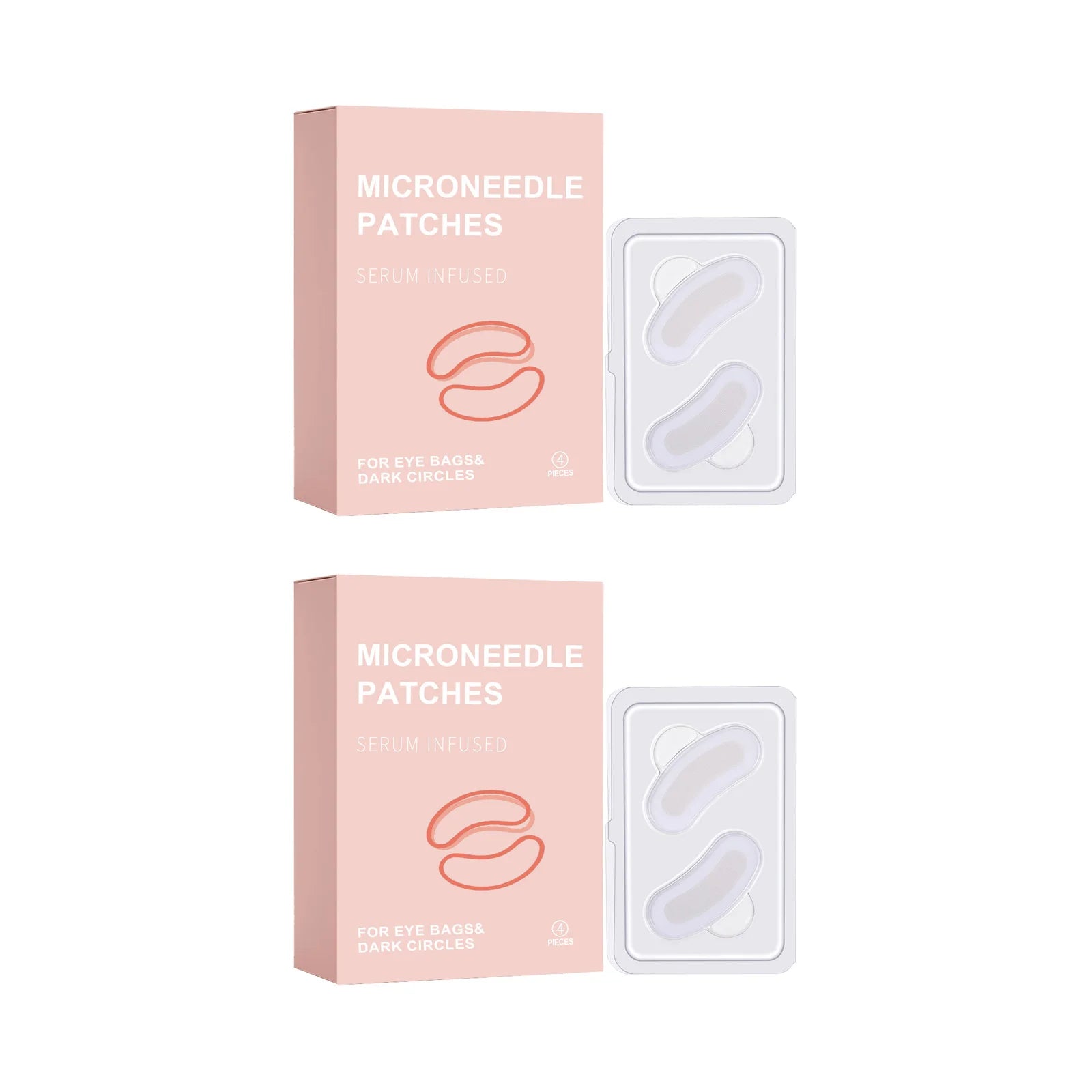Retinol Microneedle Eye Patches – Dark Circles & Anti-Aging Microneedle Eye Patches Zpaxo 8 pairs Boxed