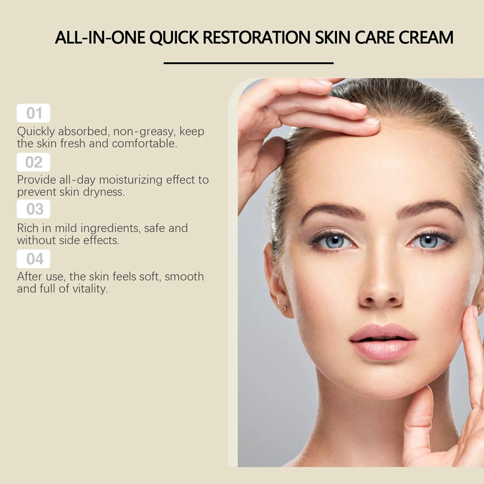 Wiyun Face Cream for Dark Spots Removal Fine Lines Repair Damaged Skin Firming Lifting Sagging Improvement Nourishing Skin Care Zpaxo