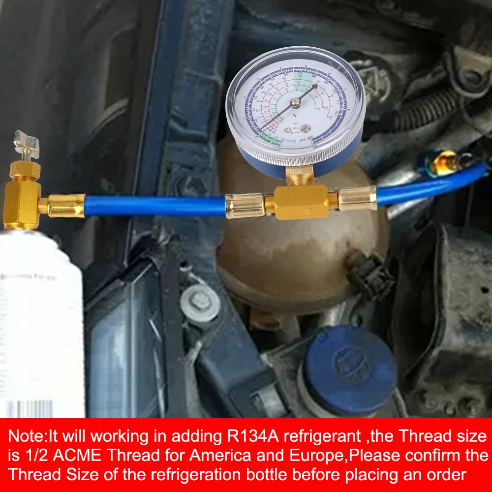 Reparing Tools Refrigerant Recharge Hose R134A Accessories Car Air