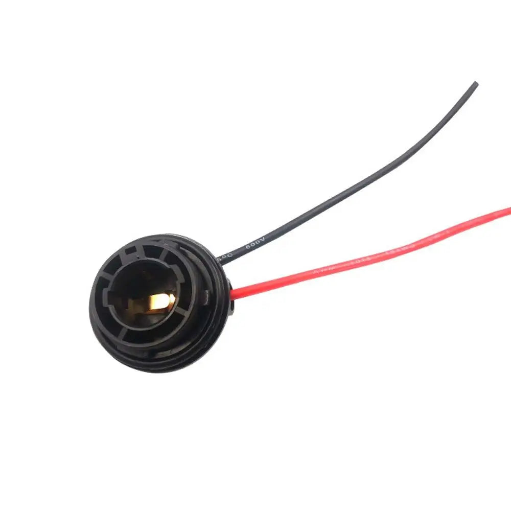1157 BAY15D Headlight Round Socket Lamp Connector Turn Signal Light Light Base Light Bulb Socket Light Bulb Holder Lamp Holder Zpaxo B