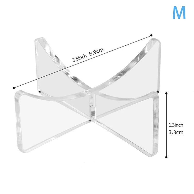 Acrylic Football Display Stand Basketball Deskstop Ball Support Zpaxo A2