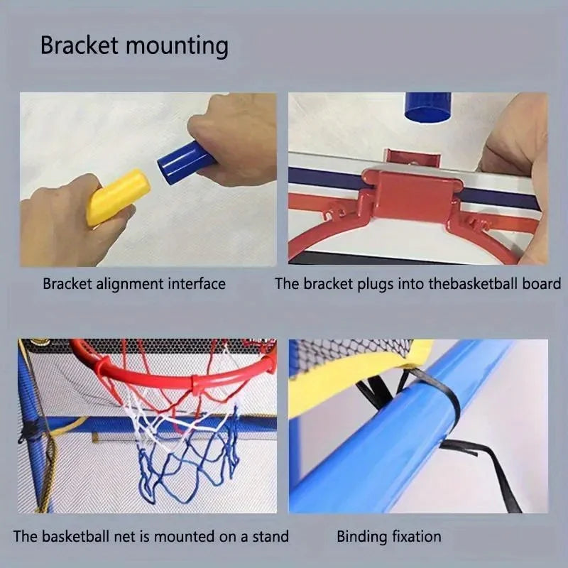 Arcade Basketball Game Set – Indoor & Outdoor with Pump & Balls Arcade Basketball Game Zpaxo