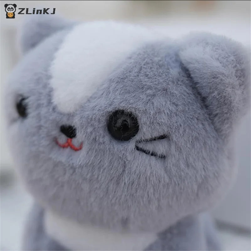 ▶1PCS 12cm Cartoon Little Cat Plush Toy Keychain Cute VIP Guests Cat Pendant Backapck Hangings Decoration Gifts Zpaxo