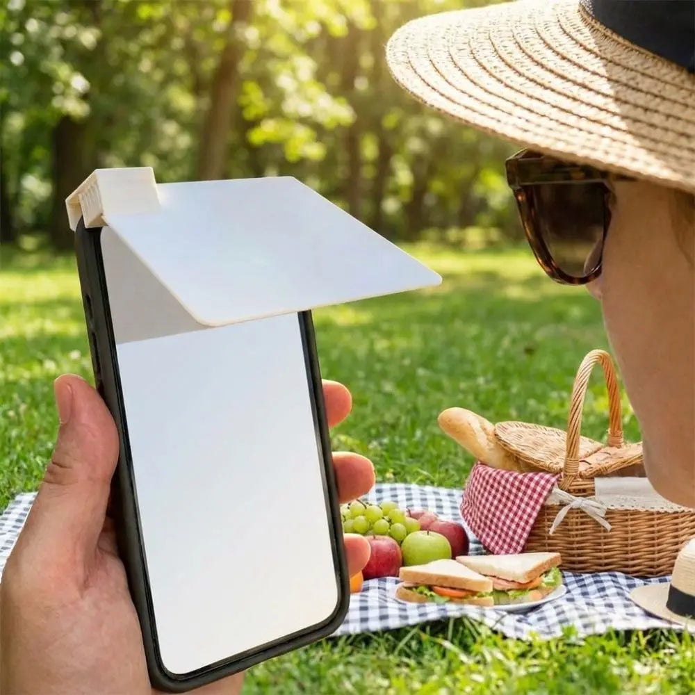 3D Printed Mobile Phone Sunshade Anti-UV Adjustable Angle Cellphone Zpaxo