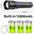 ESMARTER Zoomable LED Tactical Flashlight USB-C Rechargeable