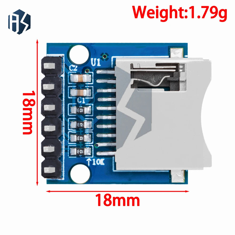 Micro SD/TF Card Reader (for Arduino-Compatible): SPI Interface – Built-In Level Converter Chip Zpaxo