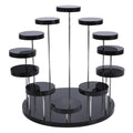 3 12 Tray Cupcake Stand Acrylic Display Jewelry Cake Dessert Rack