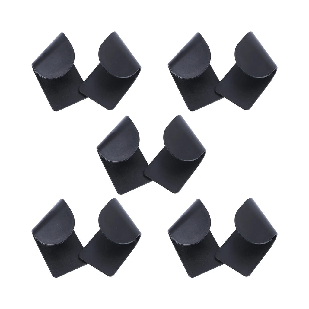 5Pair Wall Mounted Pot Lid Storage Rack ABS Frosted Kitchen Holder