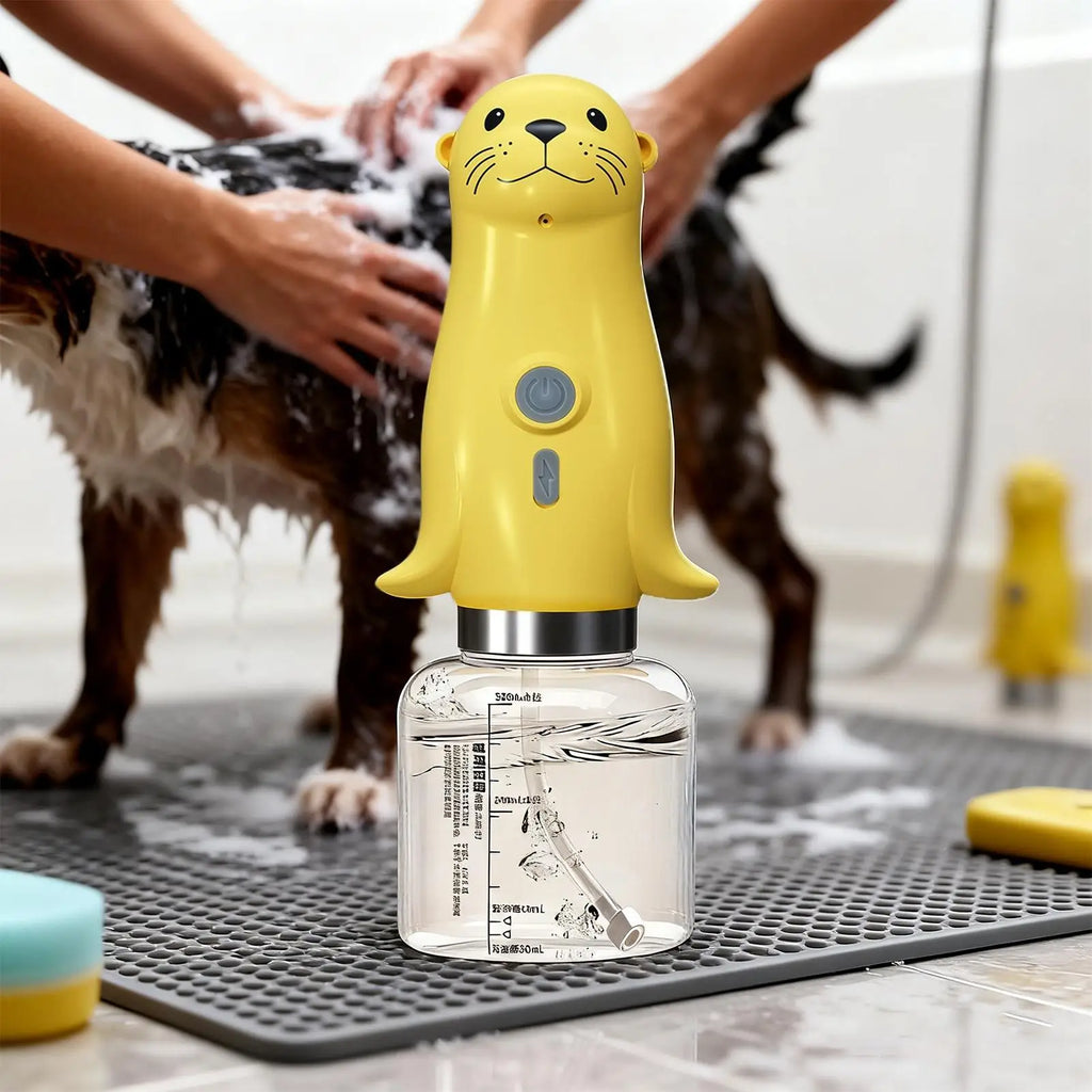 Dog Soap Dispenser Electric Portable Rechargeable Machine Foaming