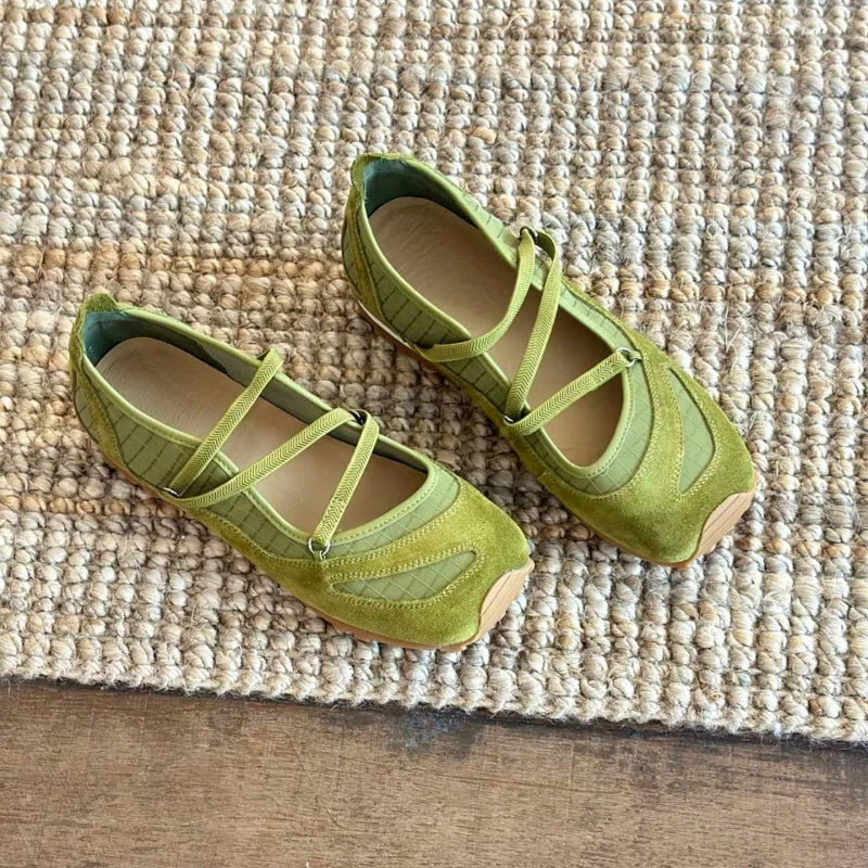 Spring Autumn 2026 Women Square Toe Closed Comfortable Elegant Zpaxo