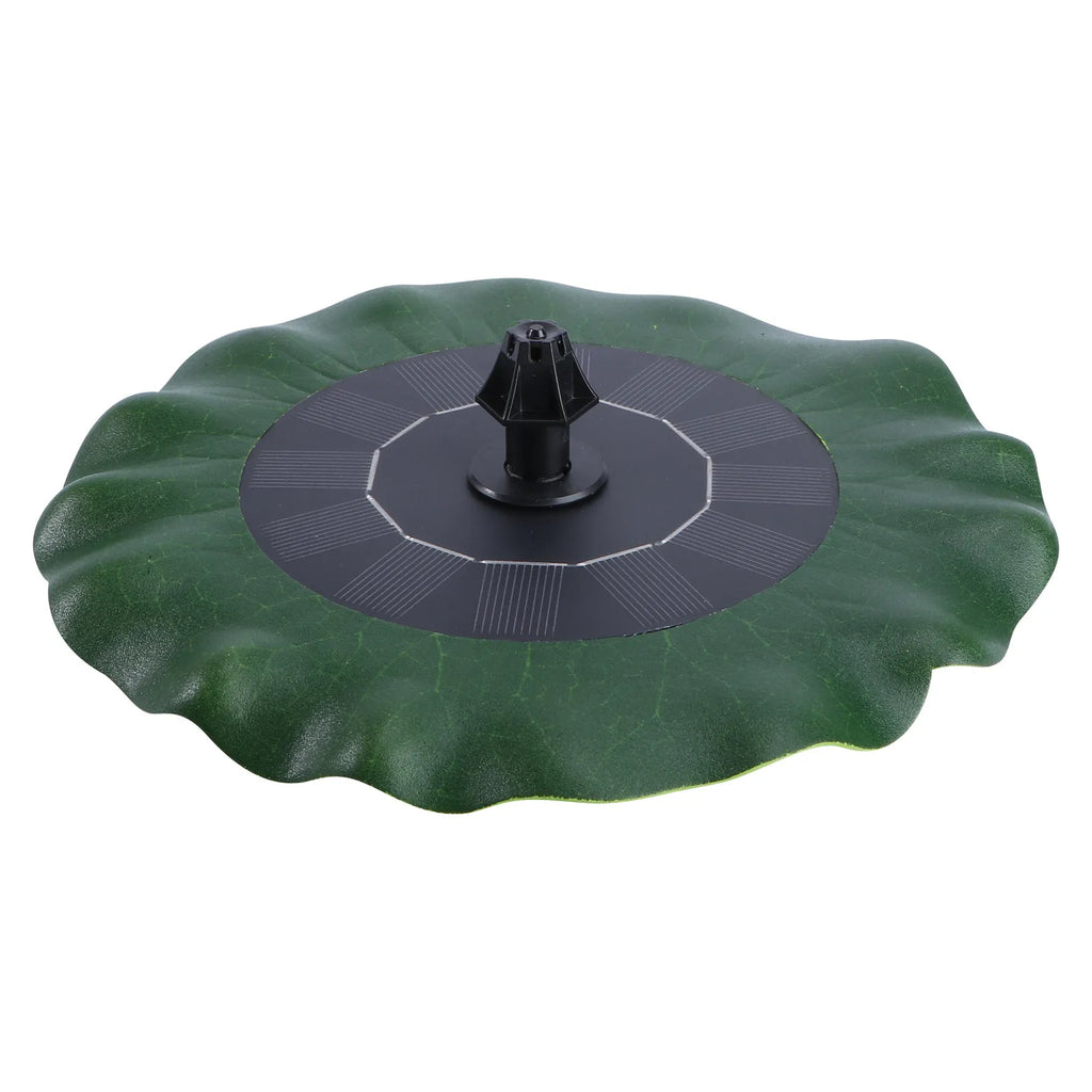 Green Lotus Leaf Solar Fountain Pump Floating Solar Panel Water Fountain Garden Pond Decoration Outdoor As180-0814B Bird Bath Zpaxo