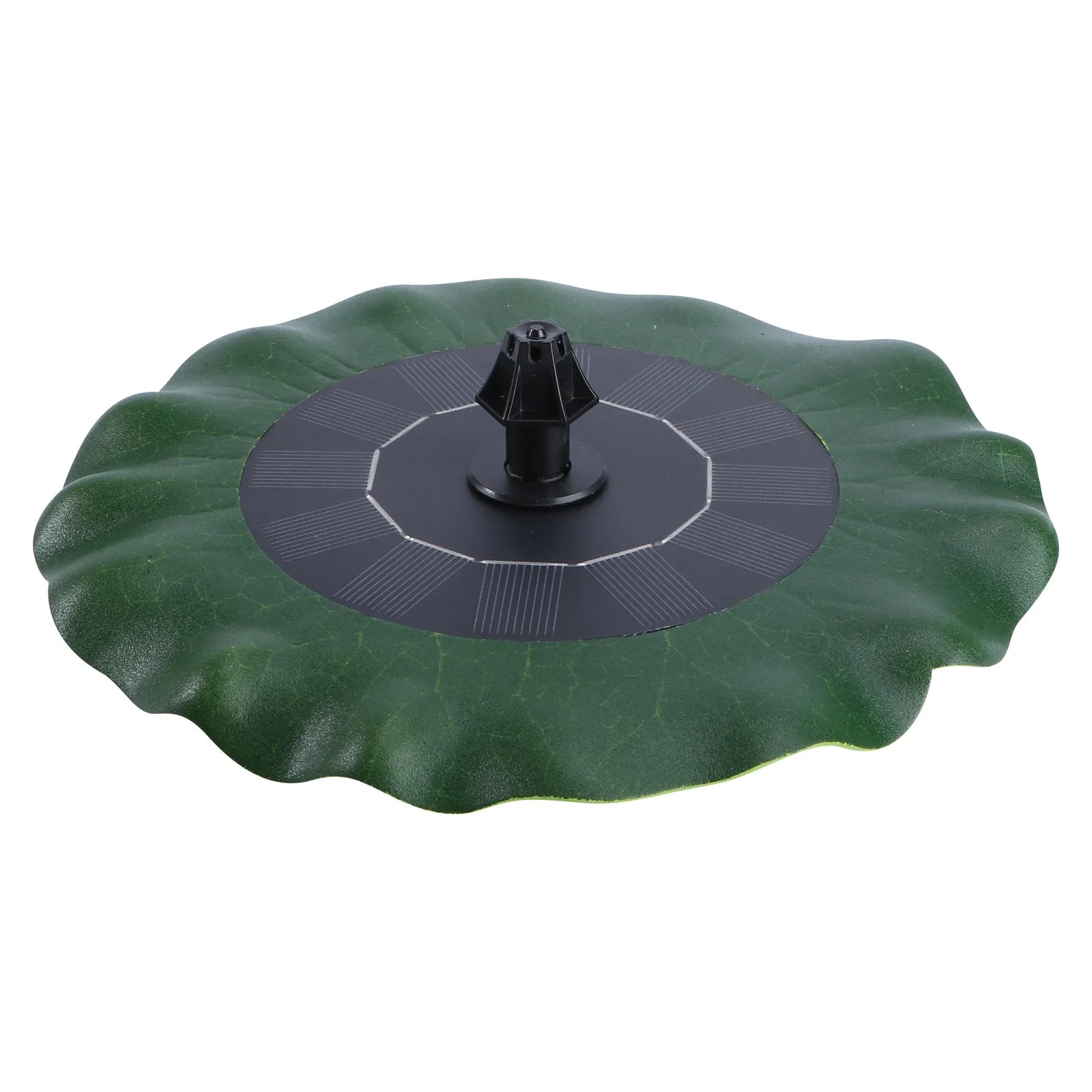 Green Lotus Leaf Solar Fountain Pump Floating Solar Panel Water Fountain Garden Pond Decoration Outdoor As180-0814B Bird Bath Zpaxo
