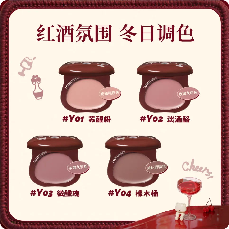 LEEMEMBER Satin Finish Multi Purpose Powder Summer Edition Blush Zpaxo