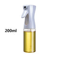 Oil Spray Oil Sprayer Bottle Plastic Household Kitchen Nebulizing Mist Filling Cooking Dual Use BBQ Camping Bbq Accessories Zpaxo 200ml white
