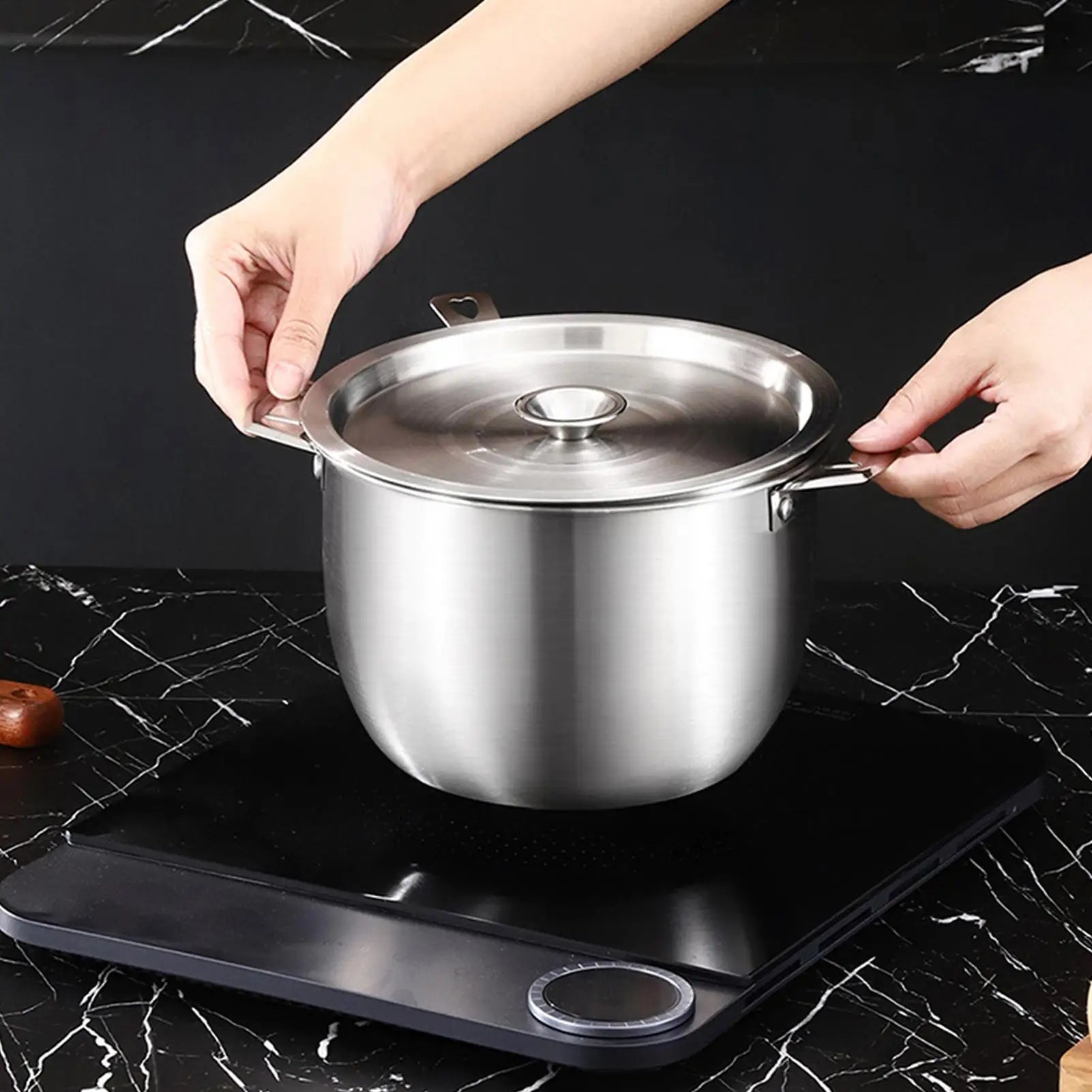 Grease Container Stainless Steel Oil Storage Pot Bacon Strainer