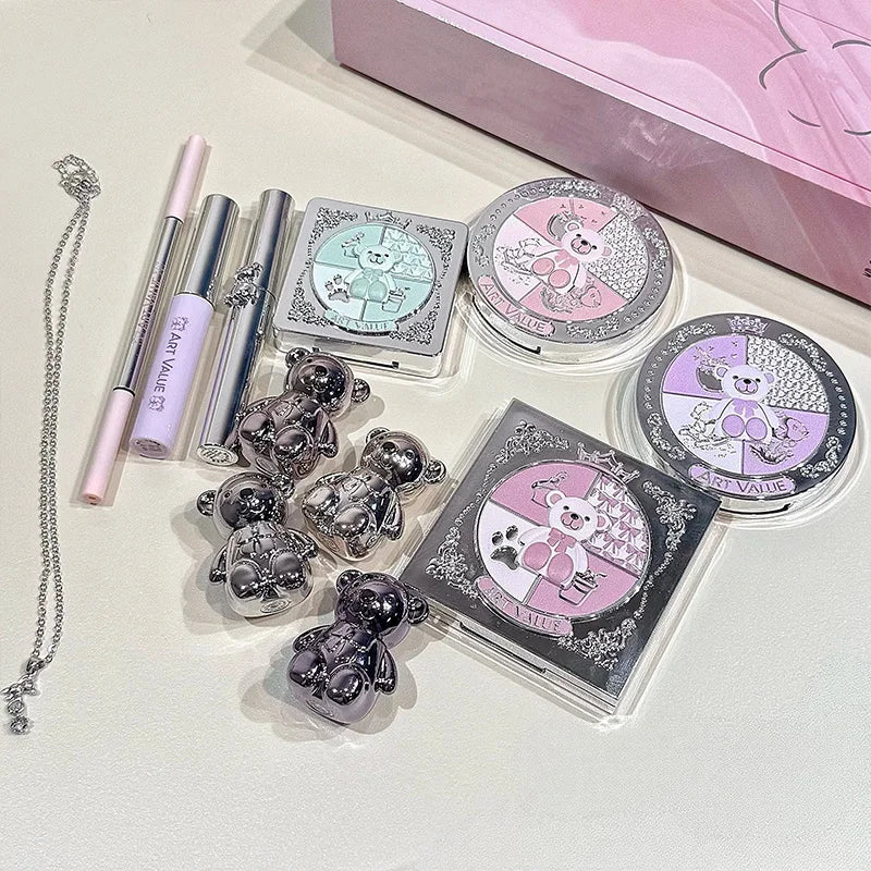 Bear Paradise Full Makeup Set - All-in-One Kit, Long-Lasting Natural Finish for Everyday & Glam Looks Zpaxo