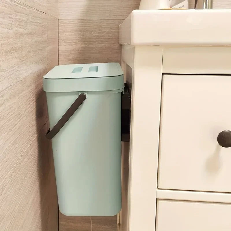 Kitchen Waste Bin Small Compost Household Countertop Container Lid