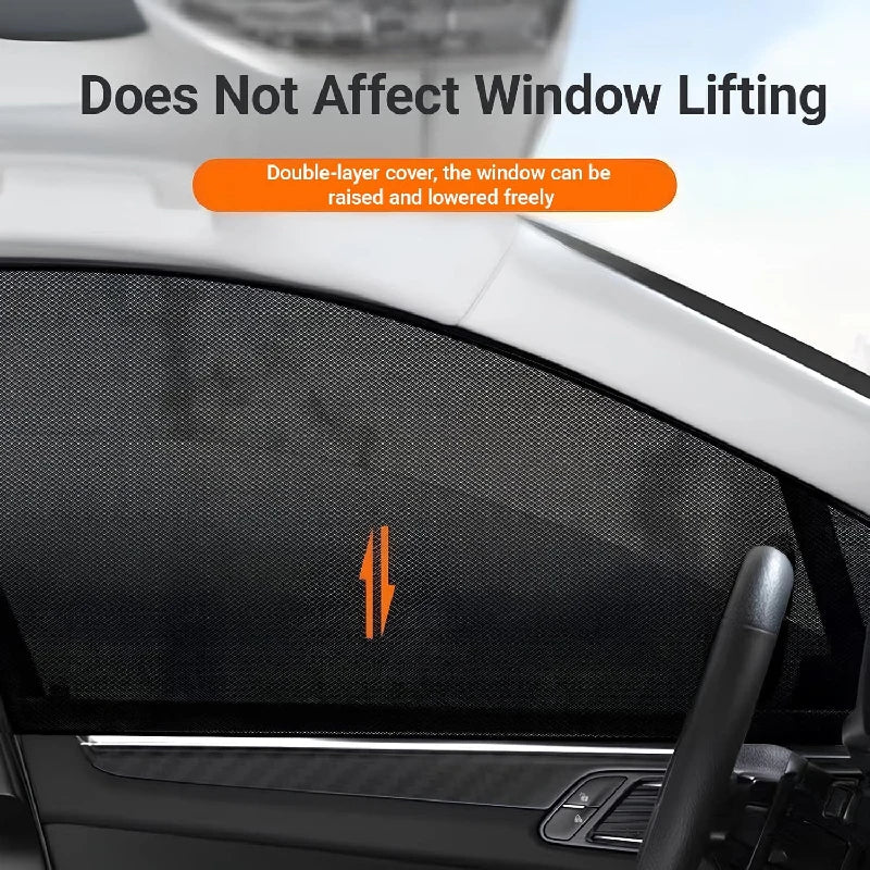 Car Sunscreen Mosquito Repellent Curtains Privacy Sunshade Summer