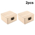 CM1 8x8x4 Plain Natural Wooden Packing Box Jewelry Storage Home