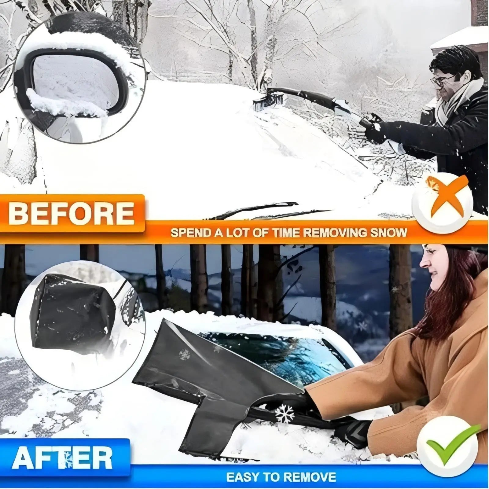 Car Windshield Cover – Frost, UV & Rain Protector for Cars & SUVs