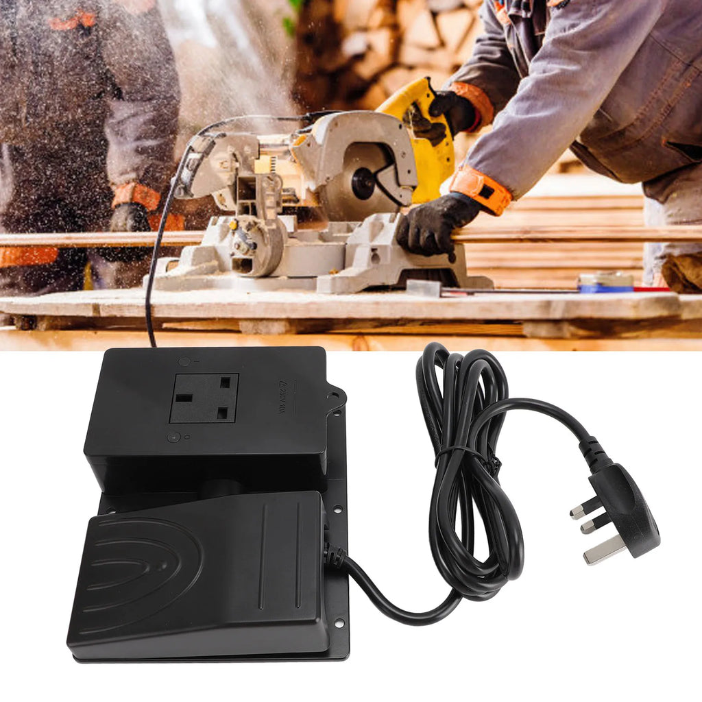 Foot Control Pedal Socket 10A Convenient Safe Handsfree Operating