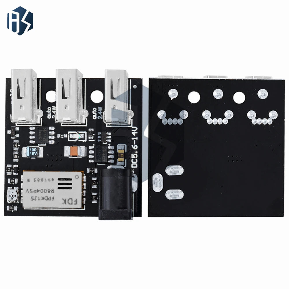 3 USB 8A DC-DC Step-down Module 9V 12V 5V Buck Converter Charging Zpaxo