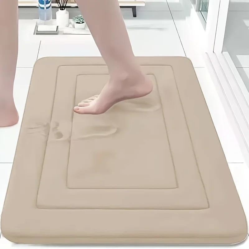 Plush Water-absorbent Soft Floor Mat/Suitable for Multiple Scenarios/Including Bathrooms, Bedrooms, and Living Rooms Zpaxo