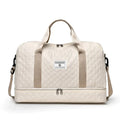 Lightweight Large Travel Duffle Bag – Gym Weekender Overnight Travel Duffle Bag Zpaxo Beige