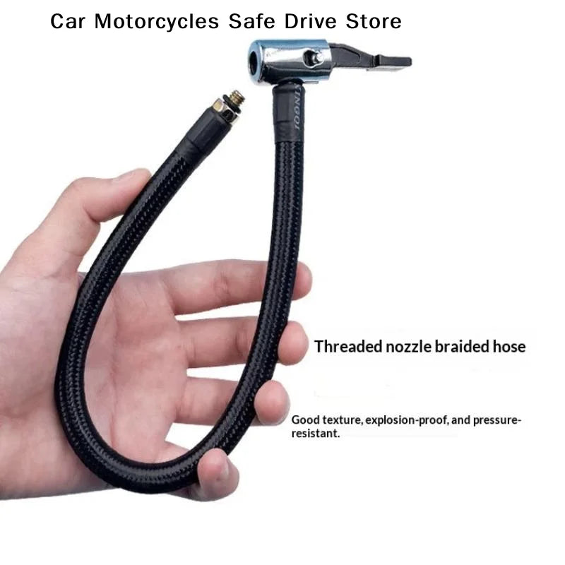 CMCar Tire Inflator Hose Inflatable Air Pump Extension Tube Adapter